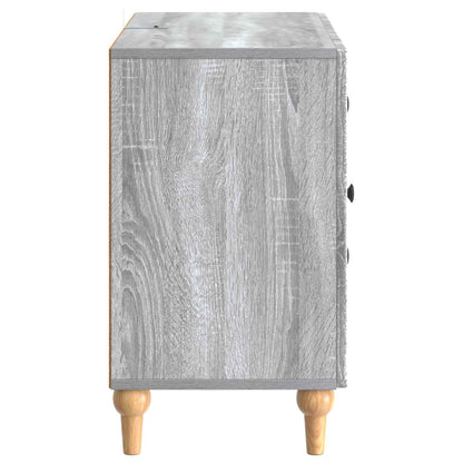 TV-skåp Grå sonoma-ek 89 x 34,5 x 60 cm Konstruerat trä