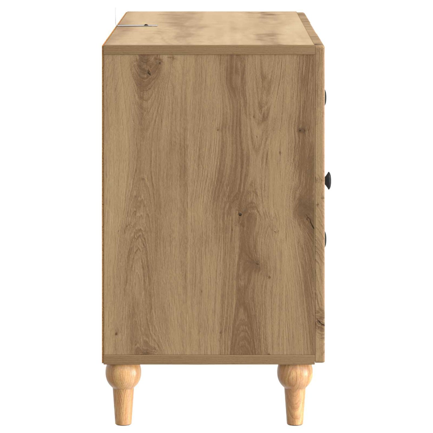 TV-skåp med låda Artisan-ek 89 x 34,5 x 60 cm Konstruerat trä