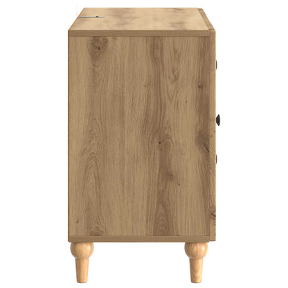 TV-skåp med låda Artisan-ek 89 x 34,5 x 60 cm Konstruerat trä
