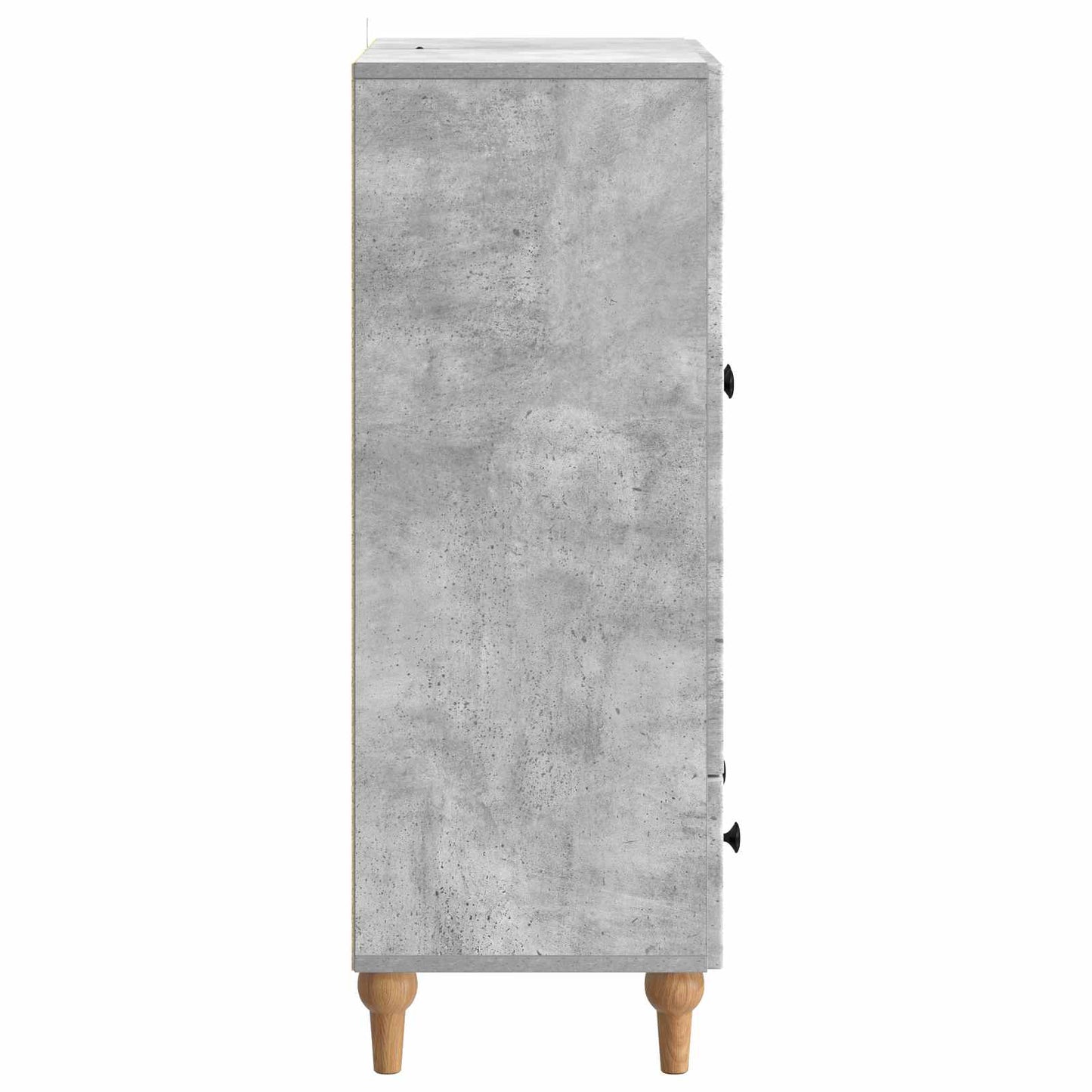 Sideboard med låda Betonggrå 66 x 34,5 x 95 cm Konstruerat trä