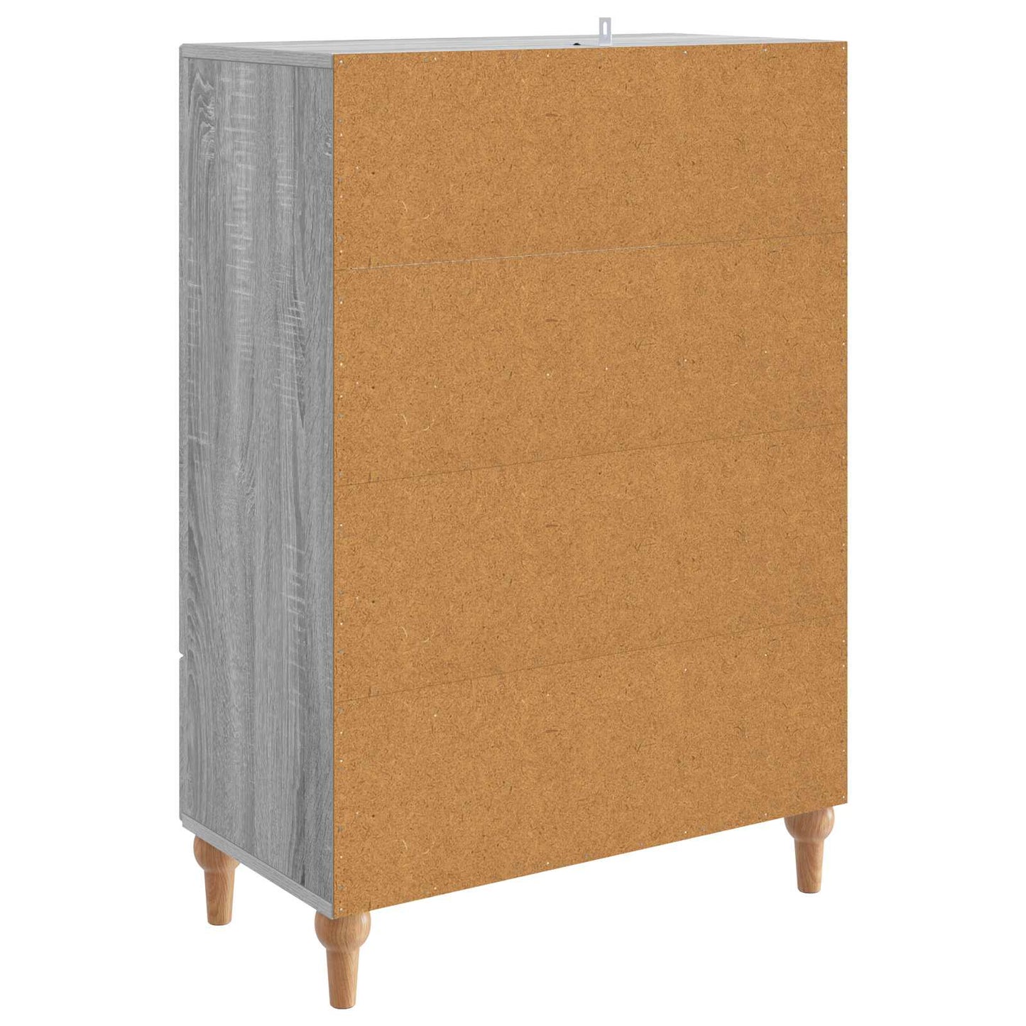 Sideboard Grå sonoma-ek 66 x 34,5 x 95 cm Konstruerat trä