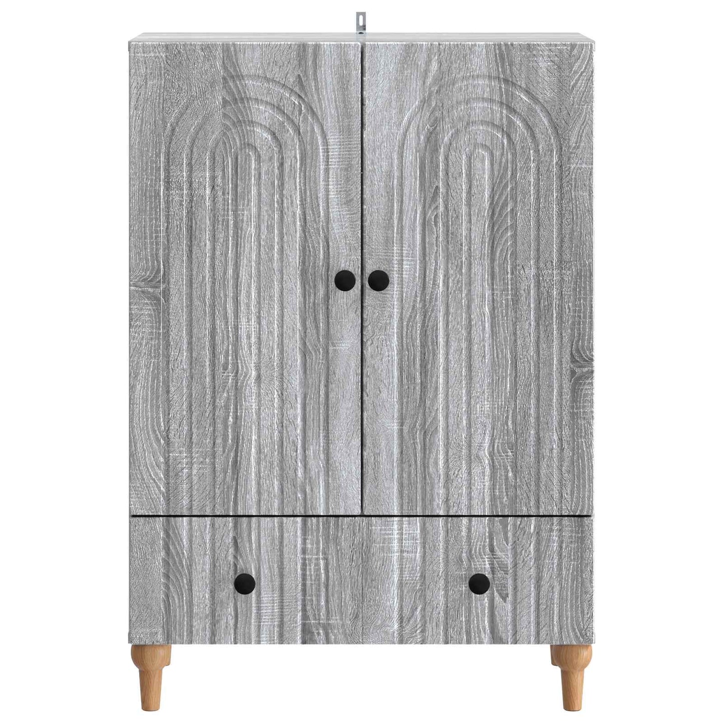 Sideboard Grå sonoma-ek 66 x 34,5 x 95 cm Konstruerat trä