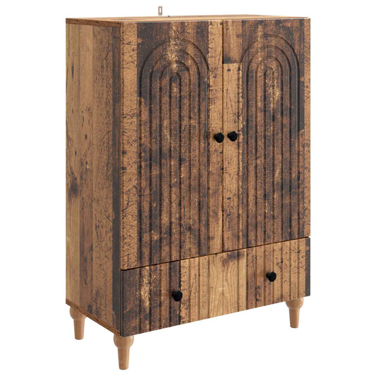 Sideboard Gammalt trä 66 x 34,5 x 95 cm Konstruerat trä