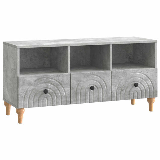 TV-Möbel Betonggrå TV-skåp 102 x 34,5 x 50 cm