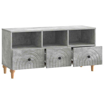 TV-Möbel Betonggrå TV-skåp 102 x 34,5 x 50 cm