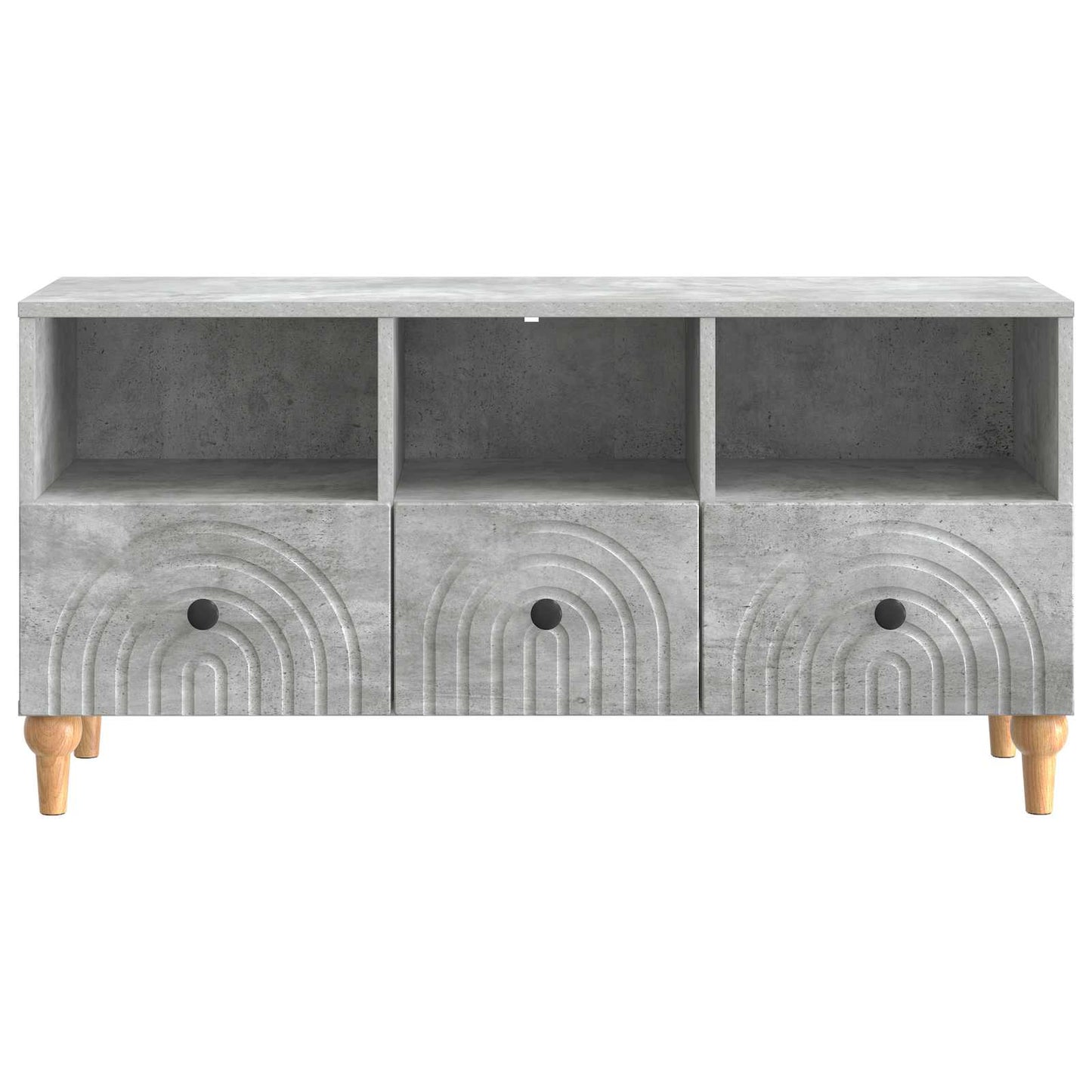 TV-Möbel Betonggrå TV-skåp 102 x 34,5 x 50 cm