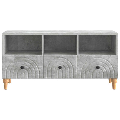 TV-Möbel Betonggrå TV-skåp 102 x 34,5 x 50 cm