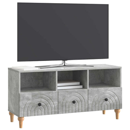 TV-Möbel Betonggrå TV-skåp 102 x 34,5 x 50 cm