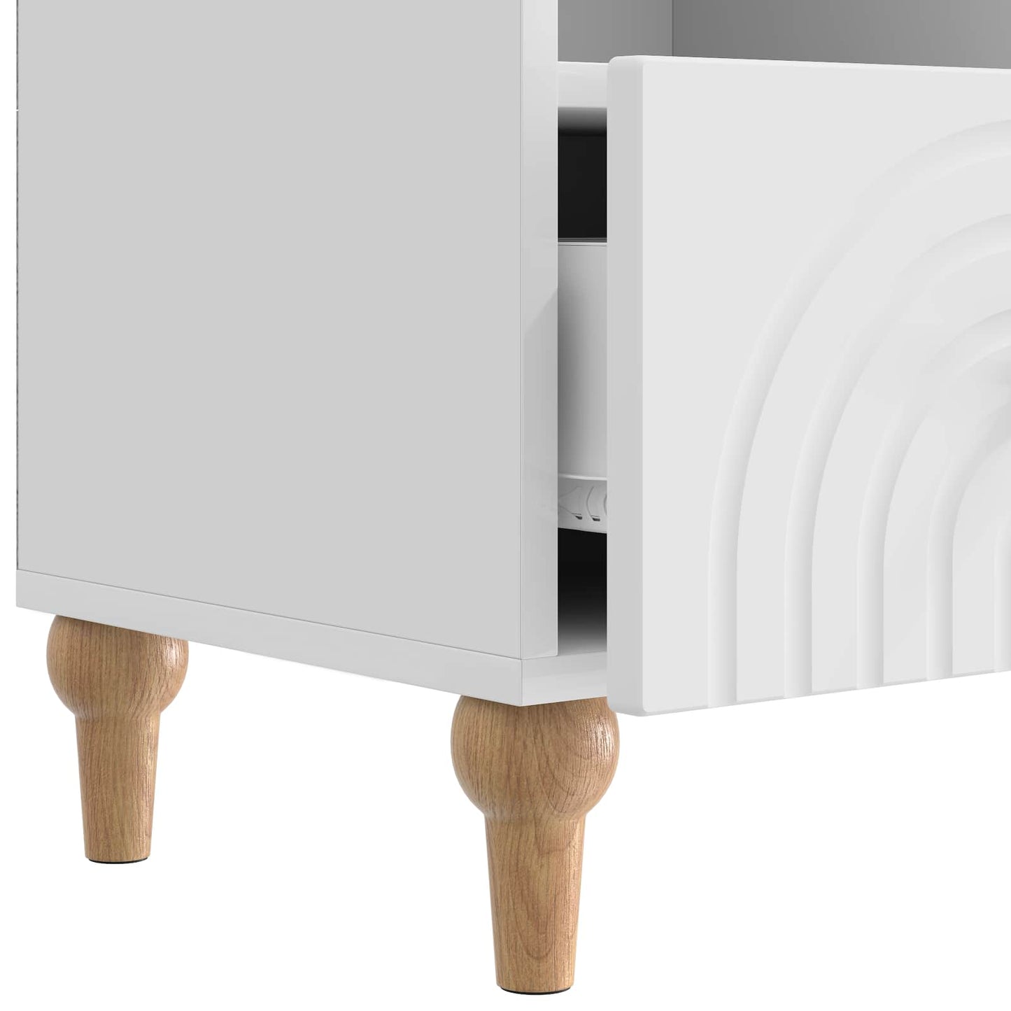 TV-Möbel Högglans Vit TV-skåp 102 x 34,5 x 50 cm