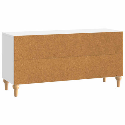 TV-Möbel Högglans Vit TV-skåp 102 x 34,5 x 50 cm