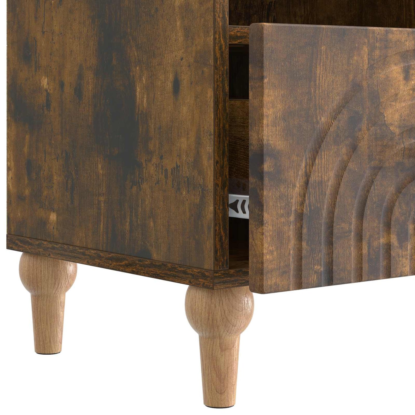 TV-Möbel Rökfärgad Ek TV-skåp 102 x 34,5 x 50 cm