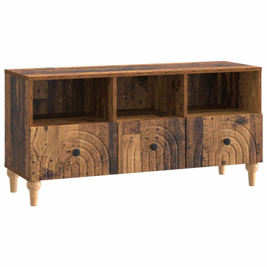 TV-Möbel Äldrat Trä TV-skåp 102 x 34,5 x 50 cm