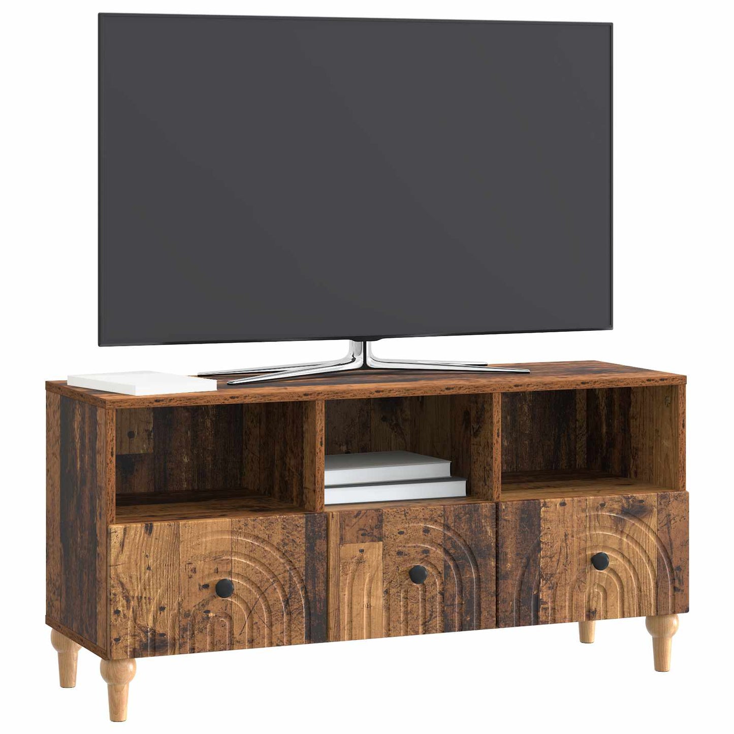 TV-Möbel Äldrat Trä TV-skåp 102 x 34,5 x 50 cm