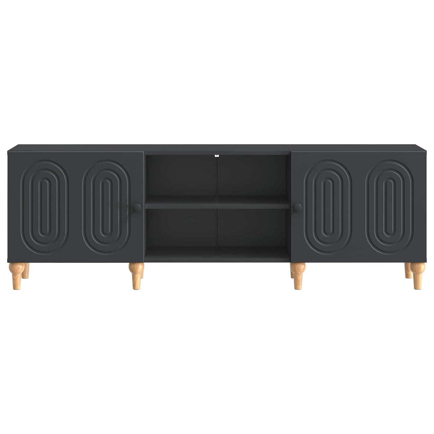 TV-skåp Svart 150 x 31 x 50 cm Konstruerat trä