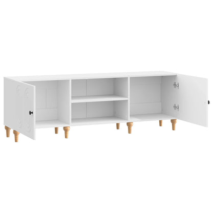 TV-skåp Vit högglans 150 x 31 x 50 cm Konstruerat trä