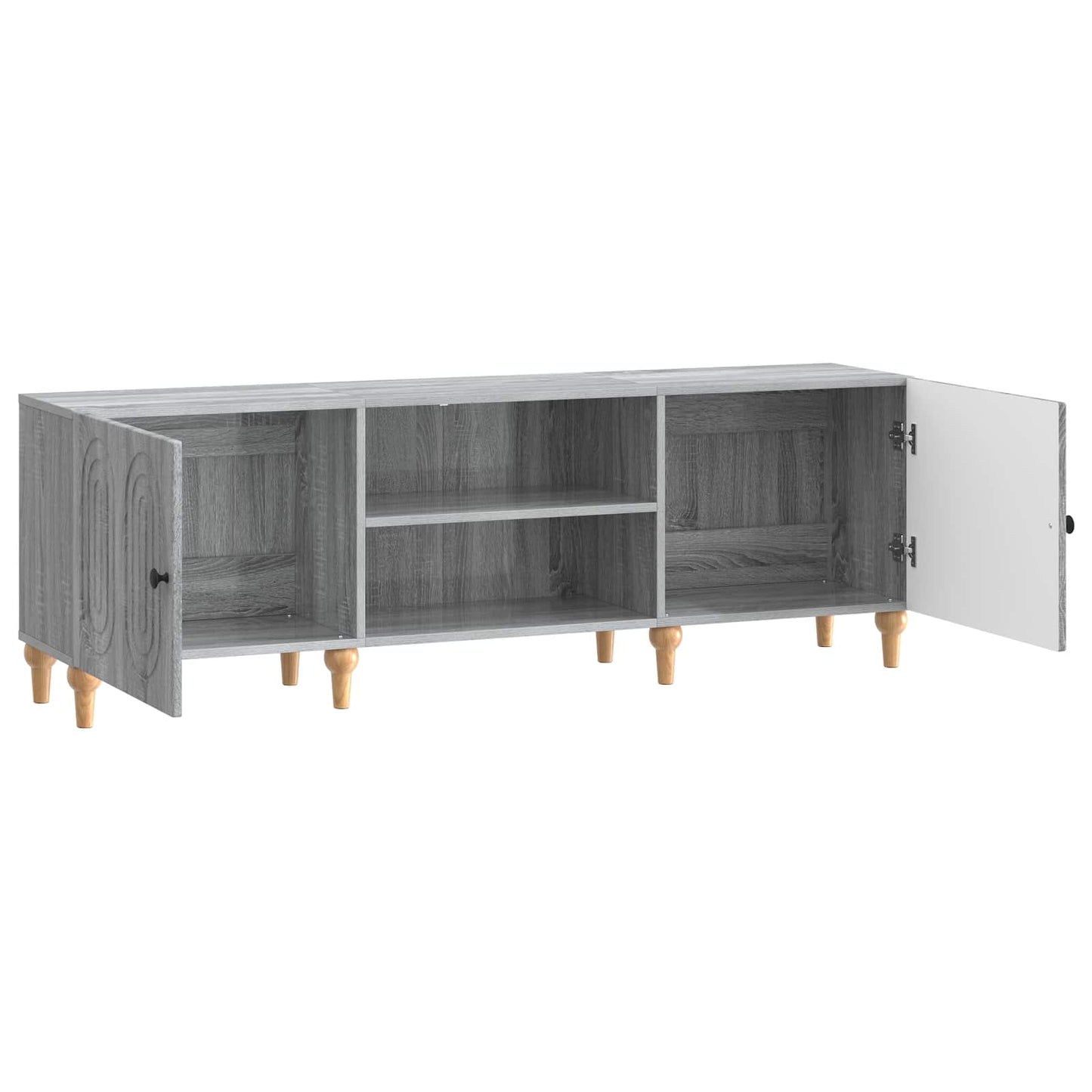 TV-skåp Grå sonoma-ek 150 x 31 x 50 cm Konstruerat trä