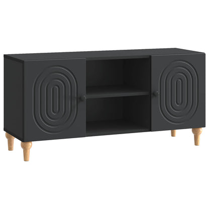 TV-skåp Svart 102 x 34,5 x 50 cm Konstruerat trä