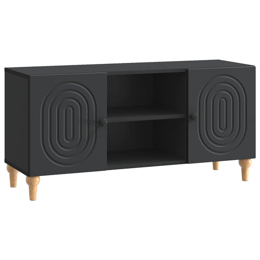 TV-skåp Svart 102 x 34,5 x 50 cm Konstruerat trä