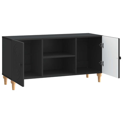 TV-skåp Svart 102 x 34,5 x 50 cm Konstruerat trä