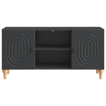 TV-skåp Svart 102 x 34,5 x 50 cm Konstruerat trä