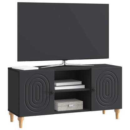 TV-skåp Svart 102 x 34,5 x 50 cm Konstruerat trä