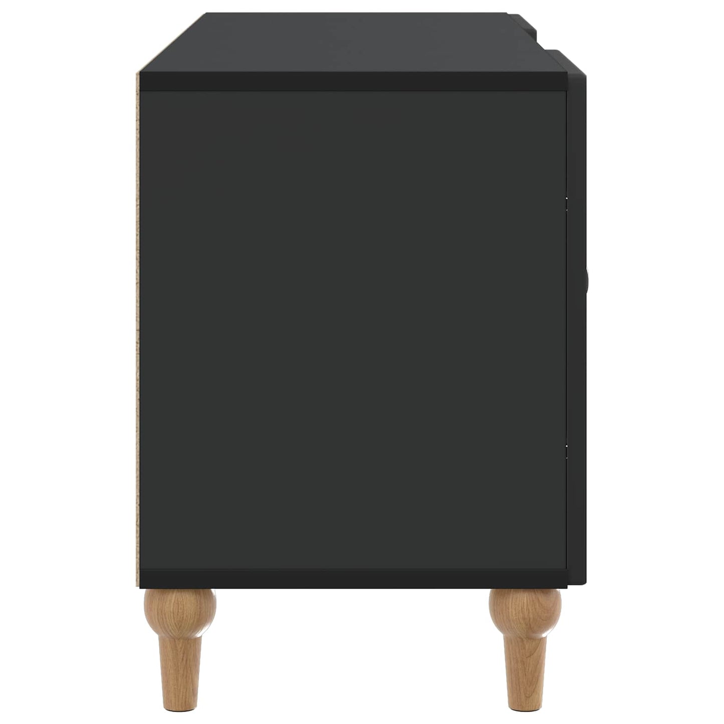 TV-skåp Svart 102 x 34,5 x 50 cm Konstruerat trä