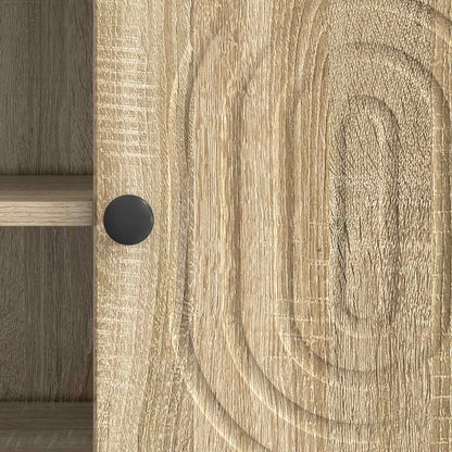 TV-skåp Sonoma-ek 102 x 34,5 x 50 cm Konstruerat trä