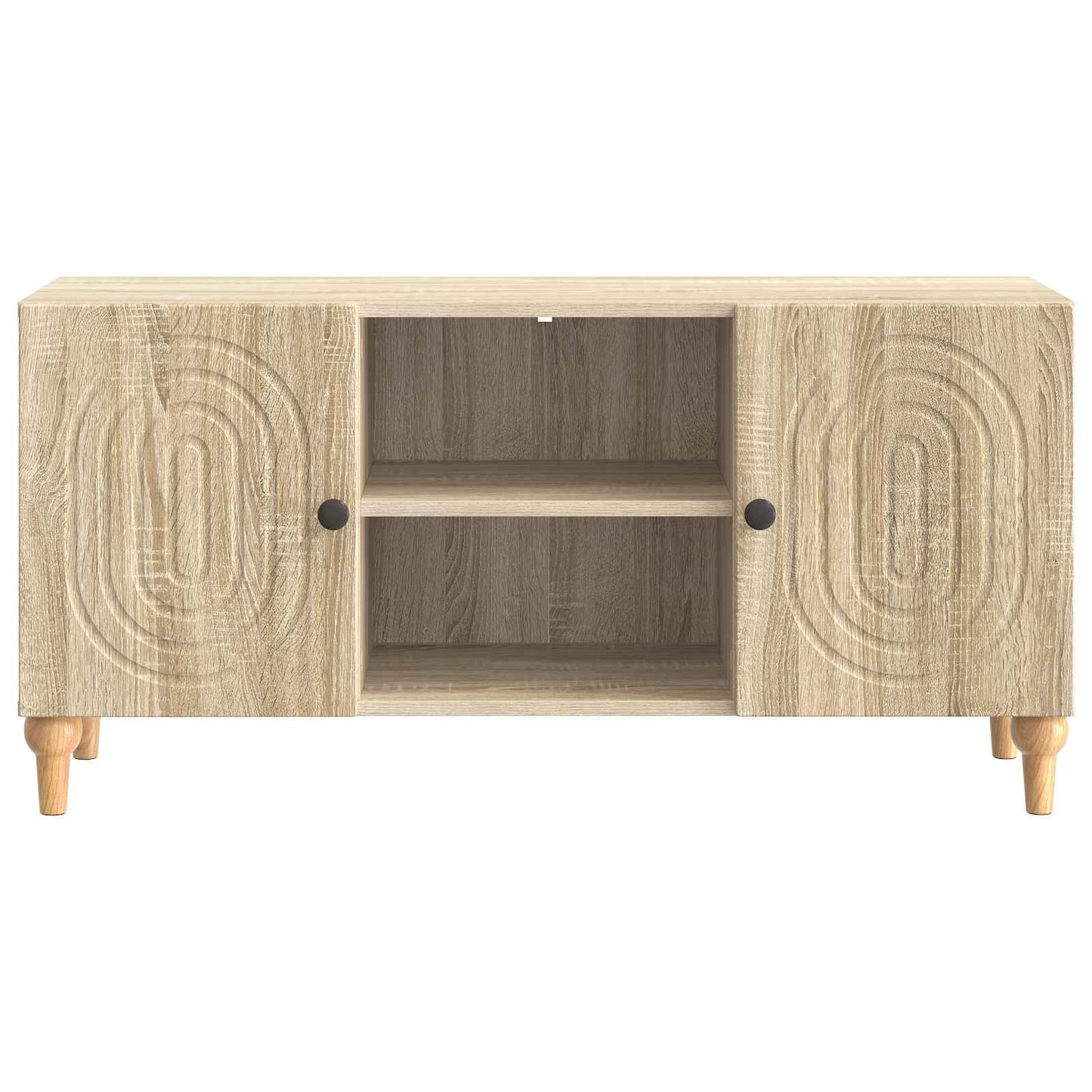 TV-skåp Sonoma-ek 102 x 34,5 x 50 cm Konstruerat trä