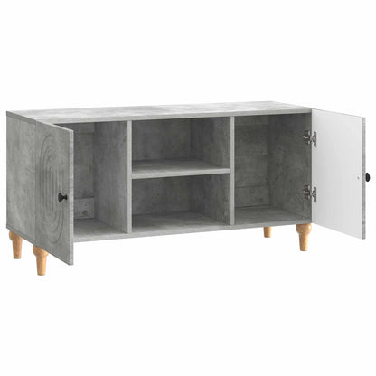 TV-skåp Betonggrå 102 x 34,5 x 50 cm Konstruerat trä