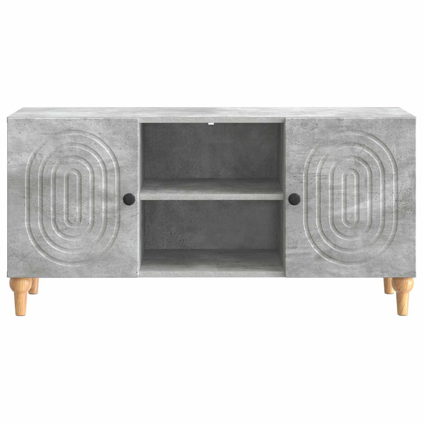 TV-skåp Betonggrå 102 x 34,5 x 50 cm Konstruerat trä