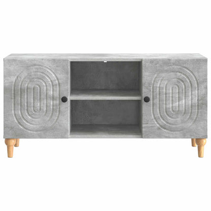 TV-skåp Betonggrå 102 x 34,5 x 50 cm Konstruerat trä