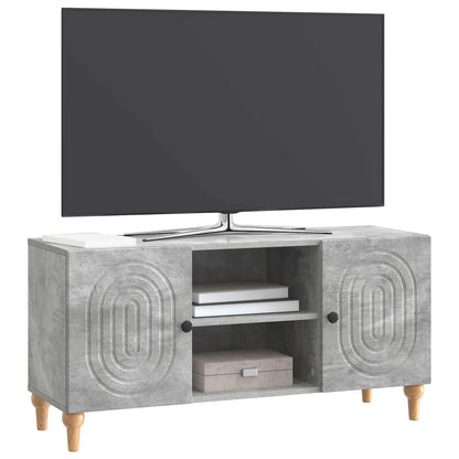 TV-skåp Betonggrå 102 x 34,5 x 50 cm Konstruerat trä