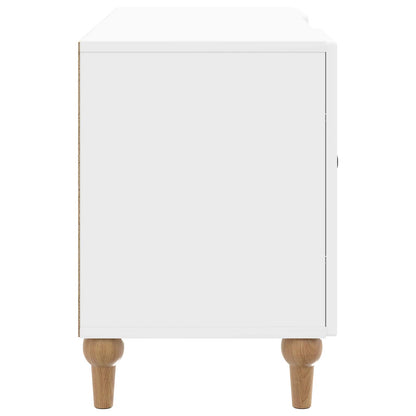 TV-skåp Vit högglans 102 x 34,5 x 50 cm Konstruerat trä
