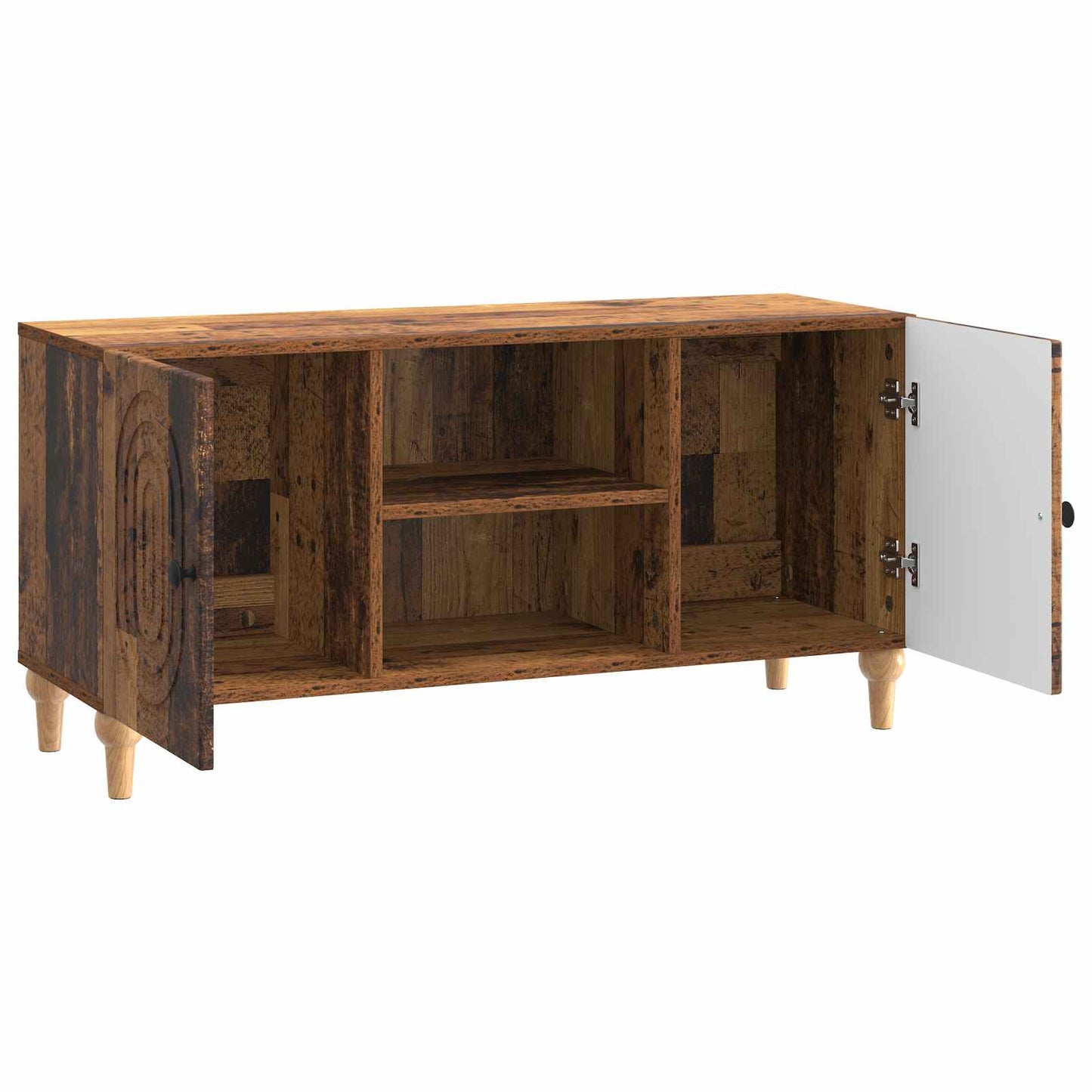 TV-skåp Gammalt trä 102 x 34,5 x 50 cm Konstruerat trä