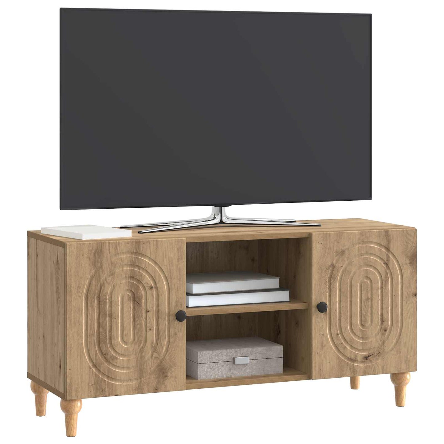 TV-skåp Artisan-ek 102 x 34,5 x 50 cm Konstruerat trä