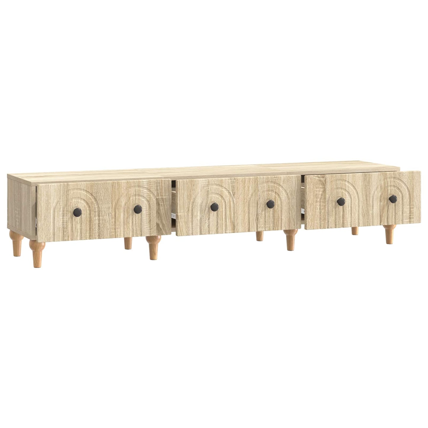 TV-skåp med låda Sonoma-ek 147 x 34,5 x 30 cm Konstruerat trä
