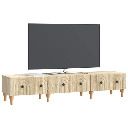 TV-skåp med låda Sonoma-ek 147 x 34,5 x 30 cm Konstruerat trä