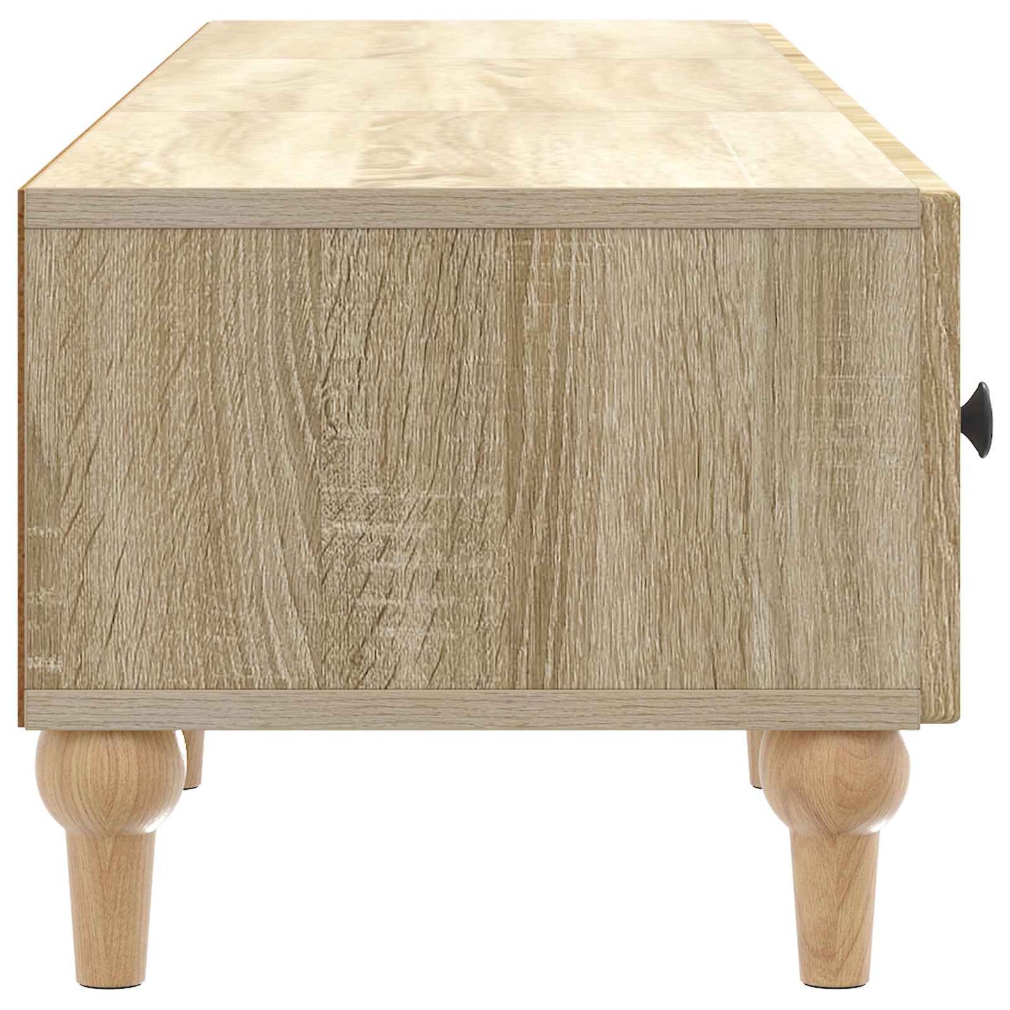 TV-skåp med låda Sonoma-ek 147 x 34,5 x 30 cm Konstruerat trä