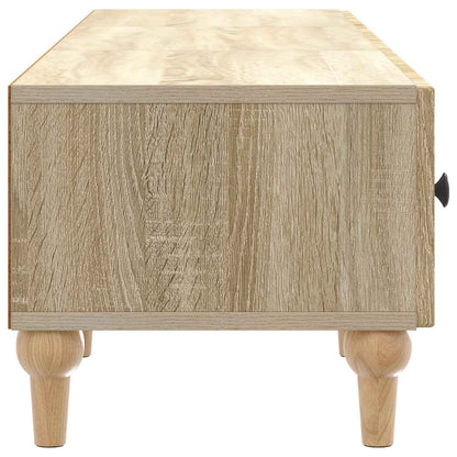 TV-skåp med låda Sonoma-ek 147 x 34,5 x 30 cm Konstruerat trä