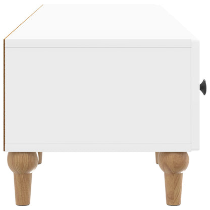 TV-skåp Vit högglans 147 x 34,5 x 30 cm Konstruerat trä
