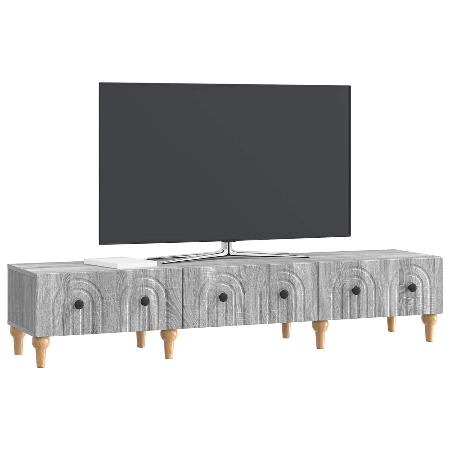 TV-skåp Grå sonoma-ek 147 x 34,5 x 30 cm Konstruerat trä