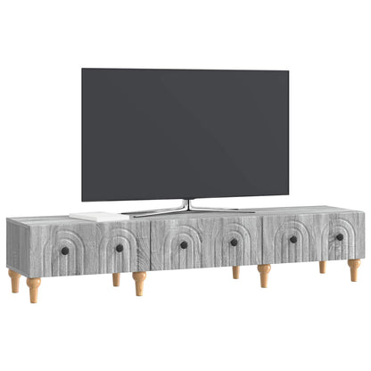 TV-skåp Grå sonoma-ek 147 x 34,5 x 30 cm Konstruerat trä
