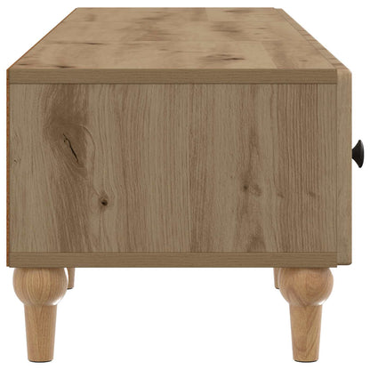 TV-skåp med låda Artisan-ek 147 x 34,5 x 30 cm Konstruerat trä
