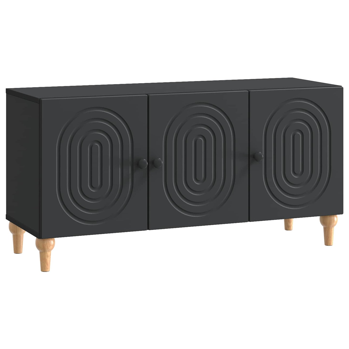 TV-skåp Svart 99 x 34,5 x 50 cm Konstruerat trä