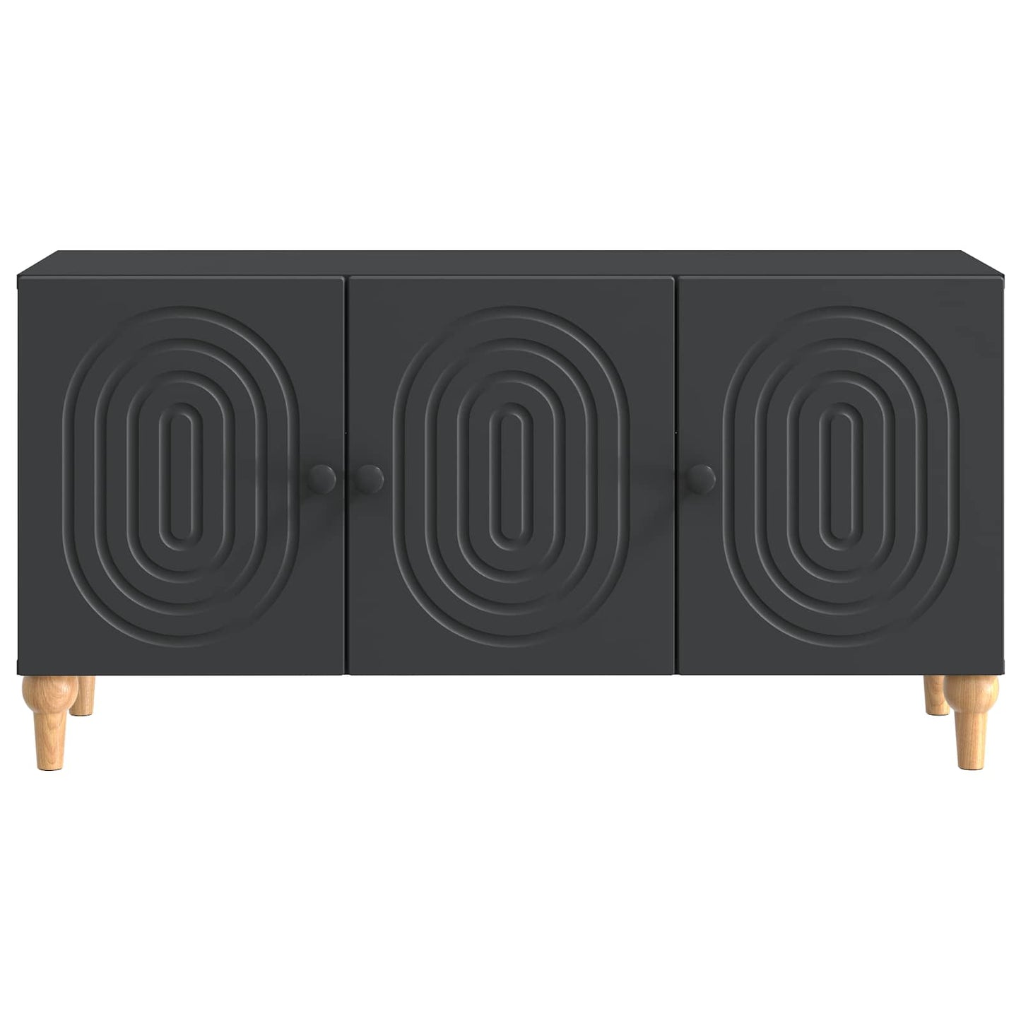 TV-skåp Svart 99 x 34,5 x 50 cm Konstruerat trä
