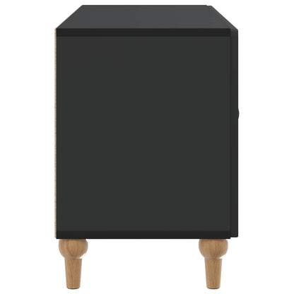 TV-skåp Svart 99 x 34,5 x 50 cm Konstruerat trä