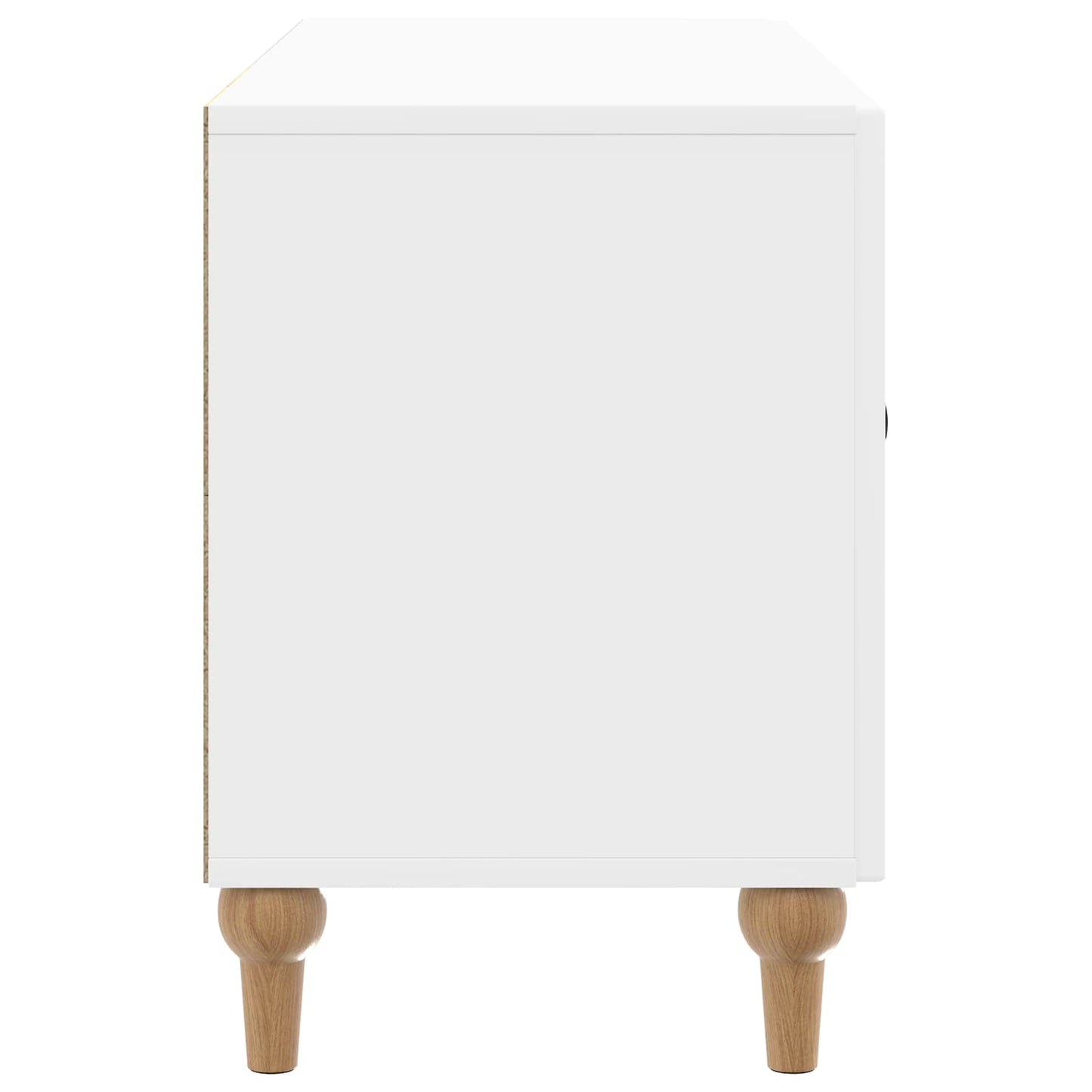 TV-skåp Vit högglans 99 x 34,5 x 50 cm Konstruerat trä