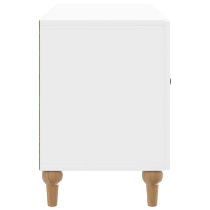 TV-skåp Vit högglans 99 x 34,5 x 50 cm Konstruerat trä