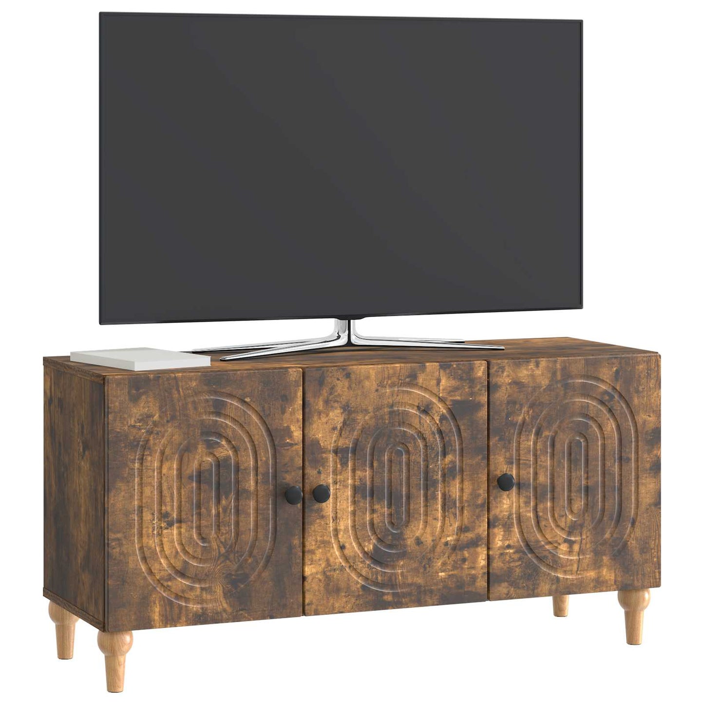 TV-skåp Rökt ek 99 x 34,5 x 50 cm Konstruerat trä