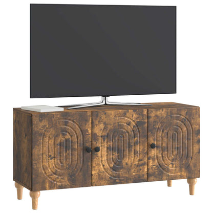TV-skåp Rökt ek 99 x 34,5 x 50 cm Konstruerat trä